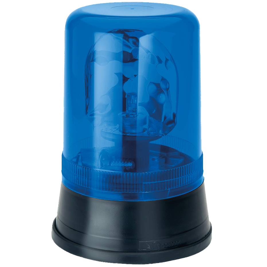 AEB "595" Zwaailamp 24V met Blauw Lampglas