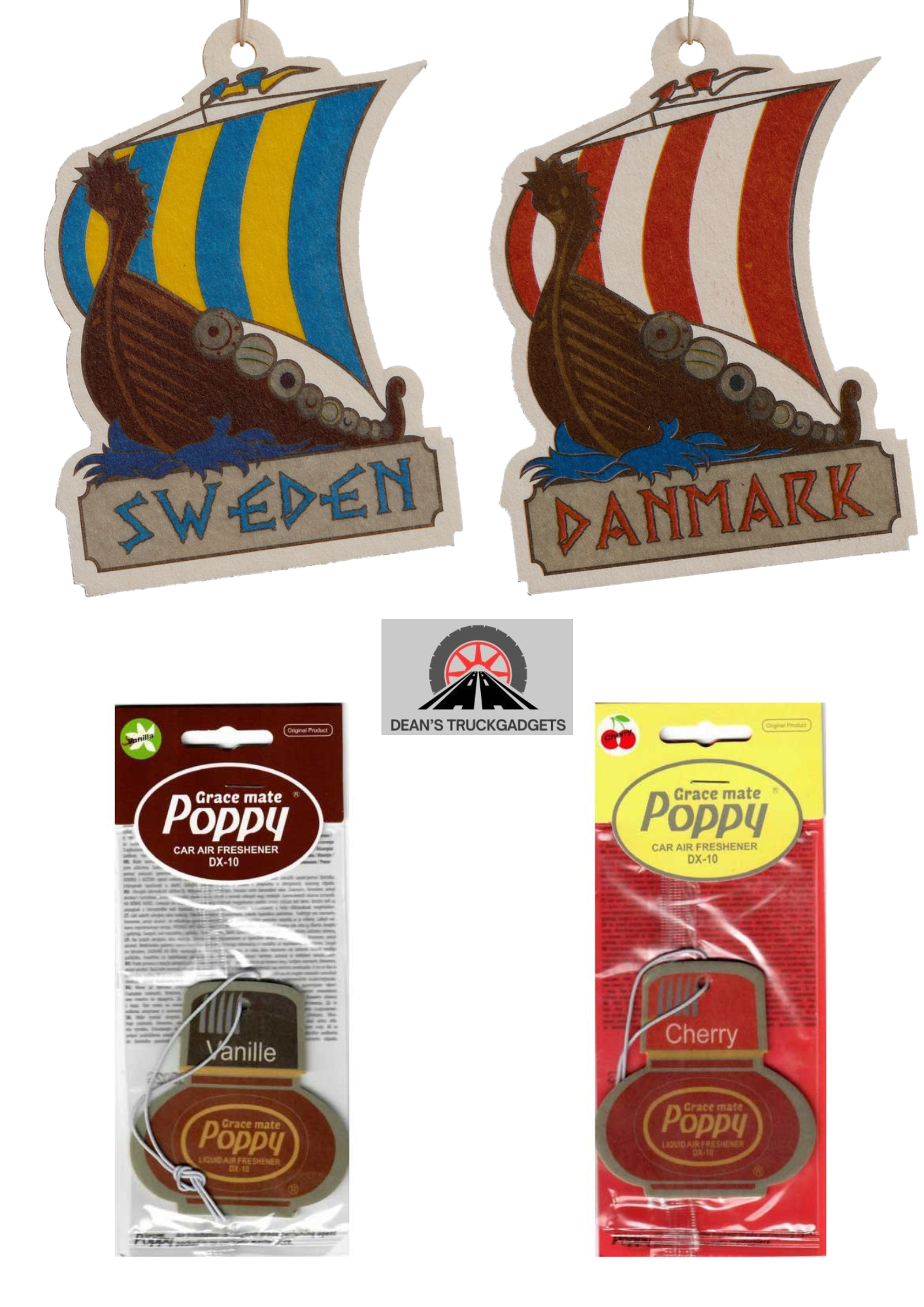 Geurhanger Pakket 4 Stuks