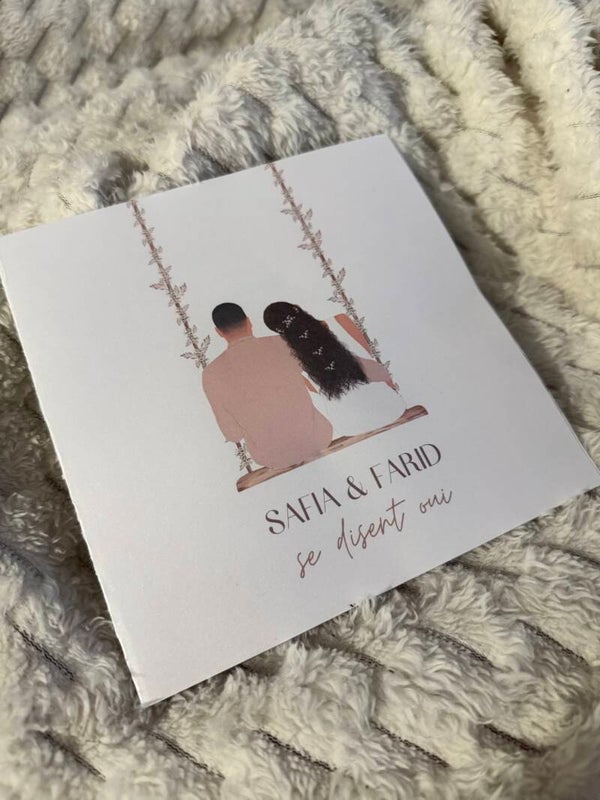 Faire-part balançoire