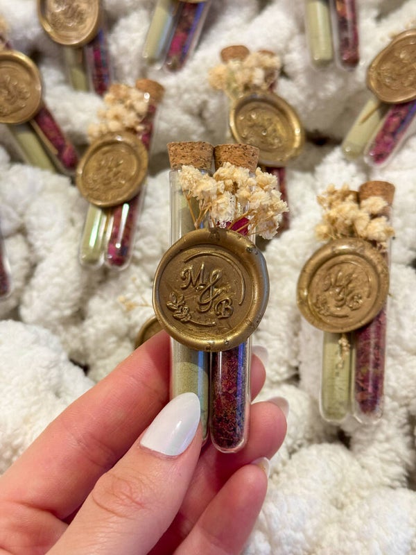 Fioles henné et rose