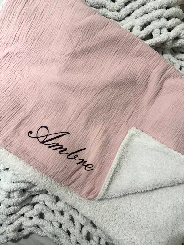 Couverture polaire & gaz de coton