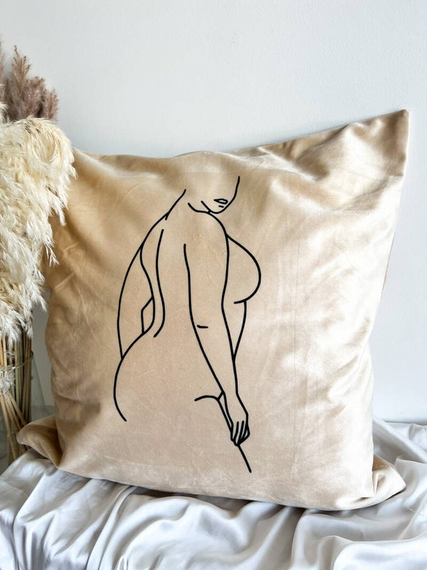 Housse de coussin « velours »