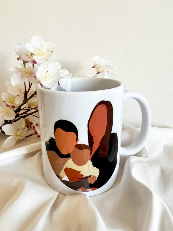 MUG - portrait minimaliste / photo