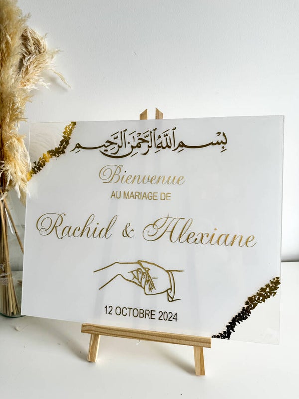 Panneau de bienvenue "Oriental"
