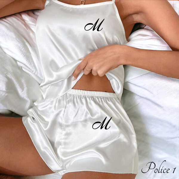 Pyjama satiné - débardeur / short