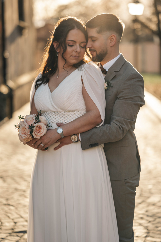 Couple lors de leur mariage 