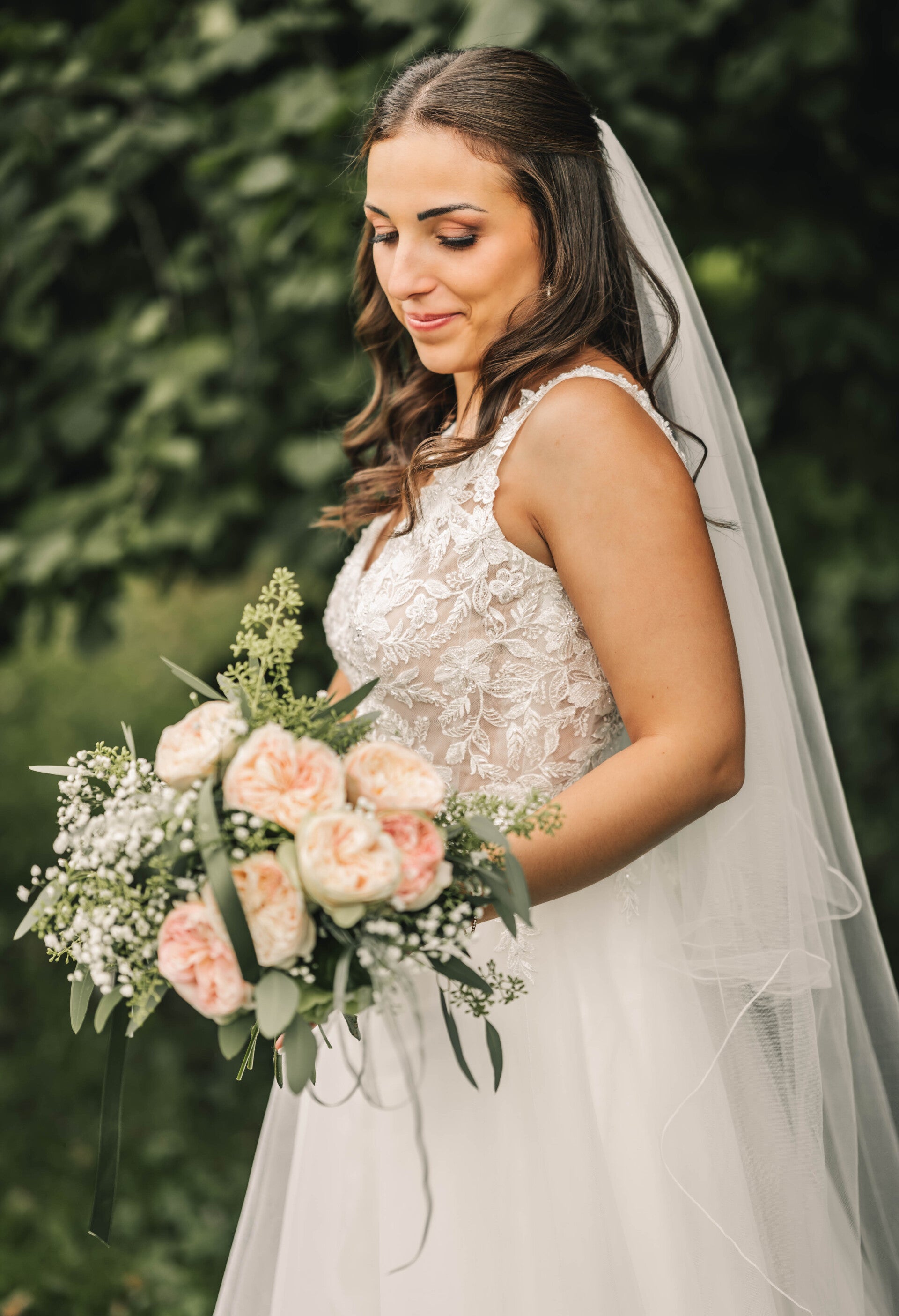 Fleurs mariage mariée