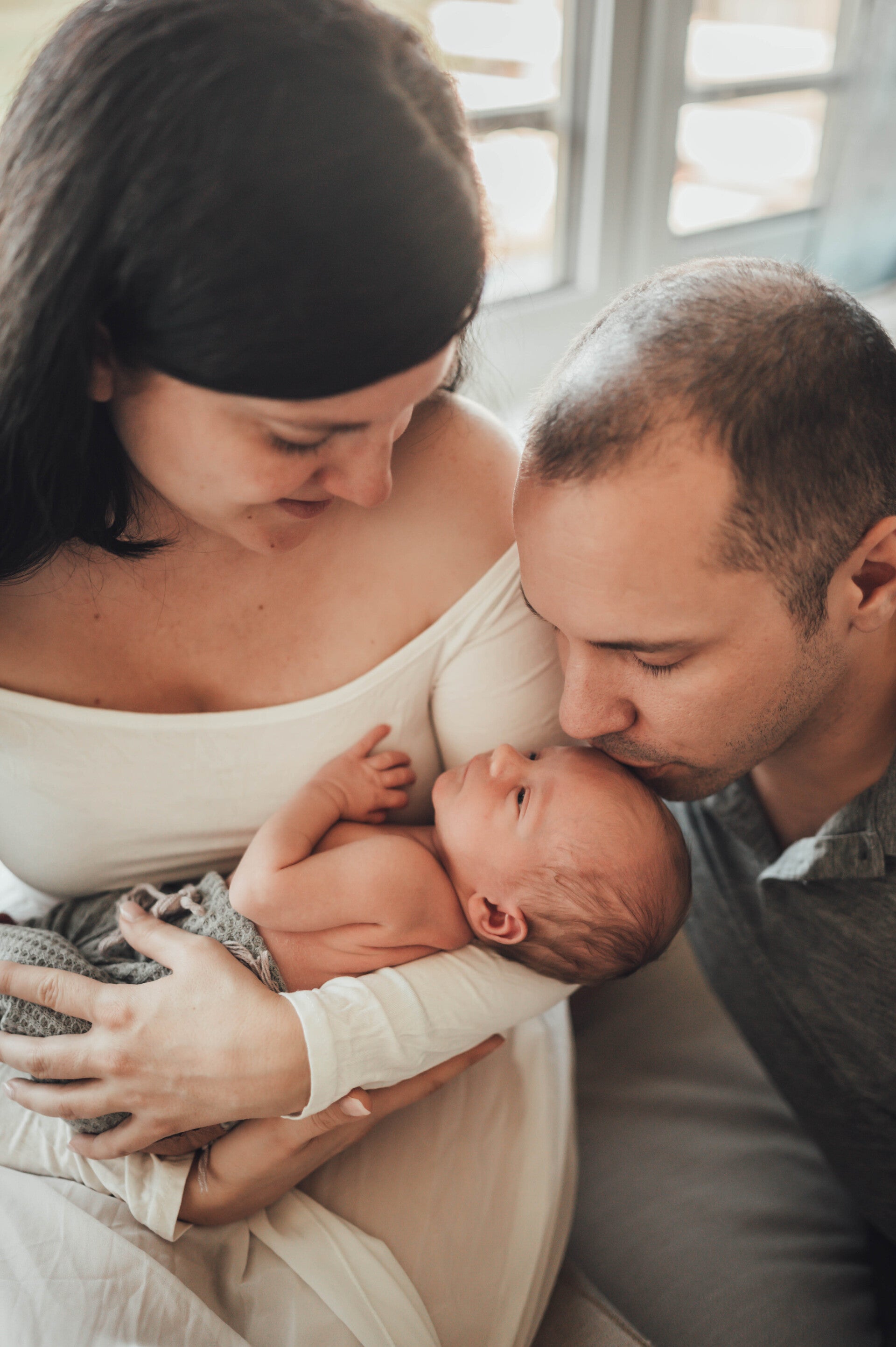 Couple avec nouveau-né 