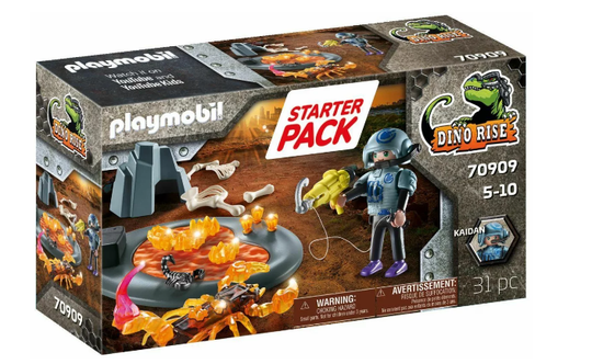 Playmobil Dino Rise starterpack gevecht tegen de vuurschorpioen 70909