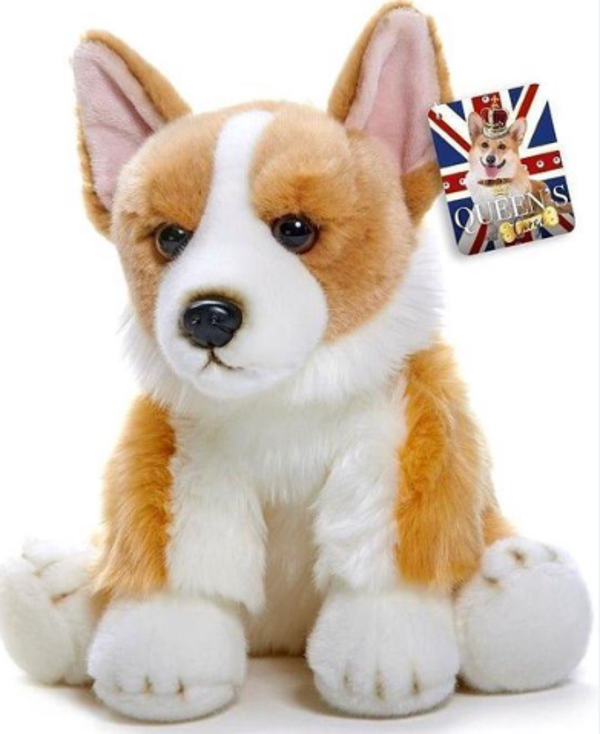 Luxe Pluche Hond Corgi, Corgi Queen's Dog 30CM