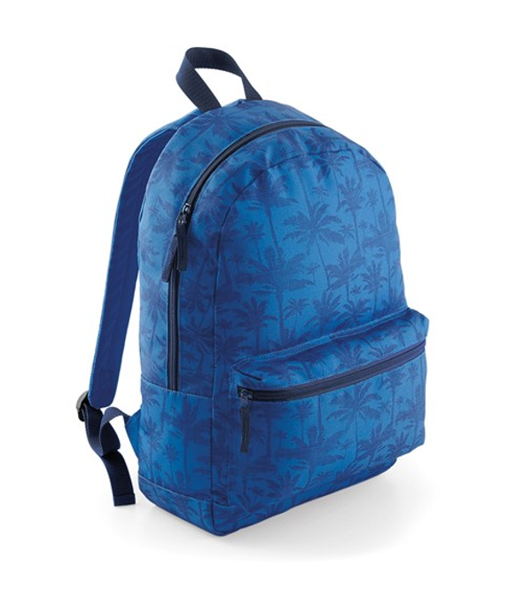 BagBase BG188 Rugzak Bagbase Graphic Backpack Indigo Palm