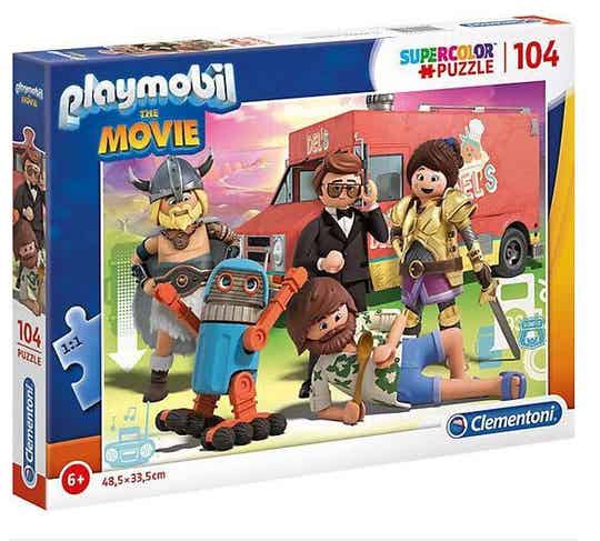 Clementoni Playmobil The Movie puzzel 104 Stukjes