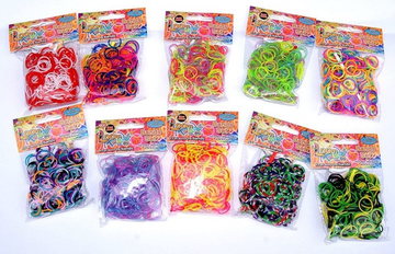 Loom Twister Bands Set (300 Bands, Hook Tool + S-Clips)