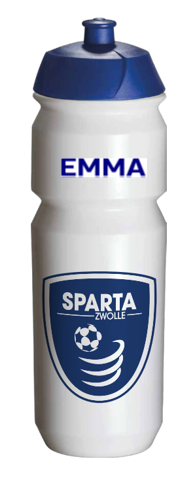 Sparta Tacx Bidon 750ml met voornaam