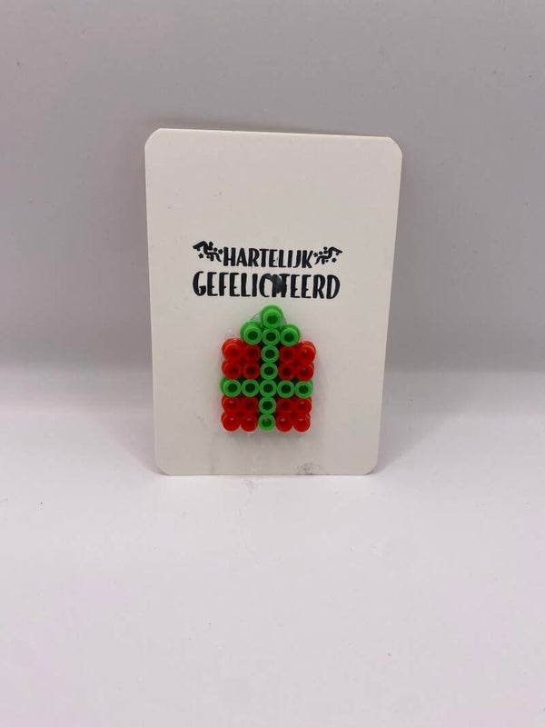 Kaartje small gefeliciteerd kado