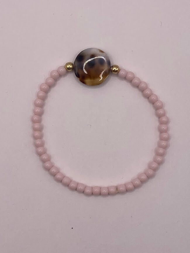 Armbandje met luipaardoog