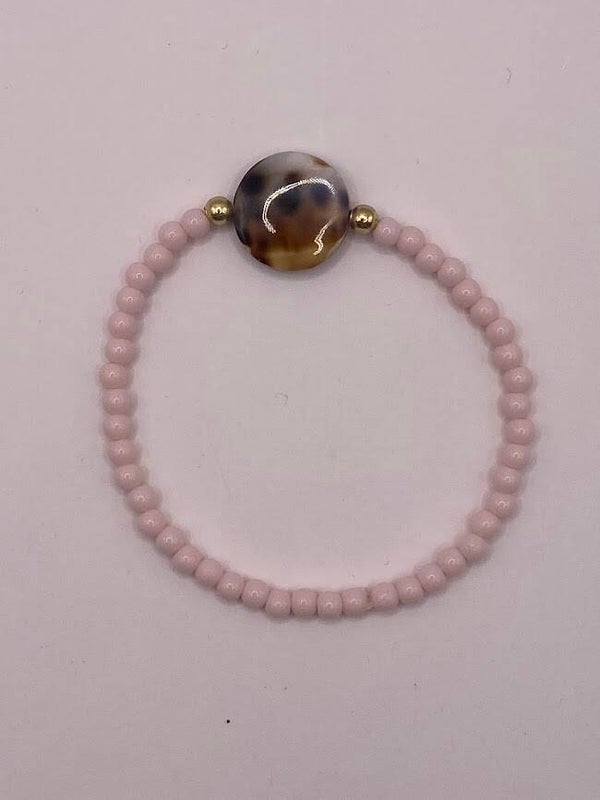 Armbandje met luipaardoog