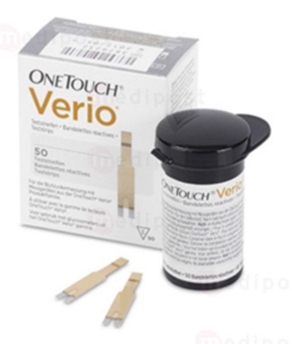 Tigette de glycémie OneTouch Verio