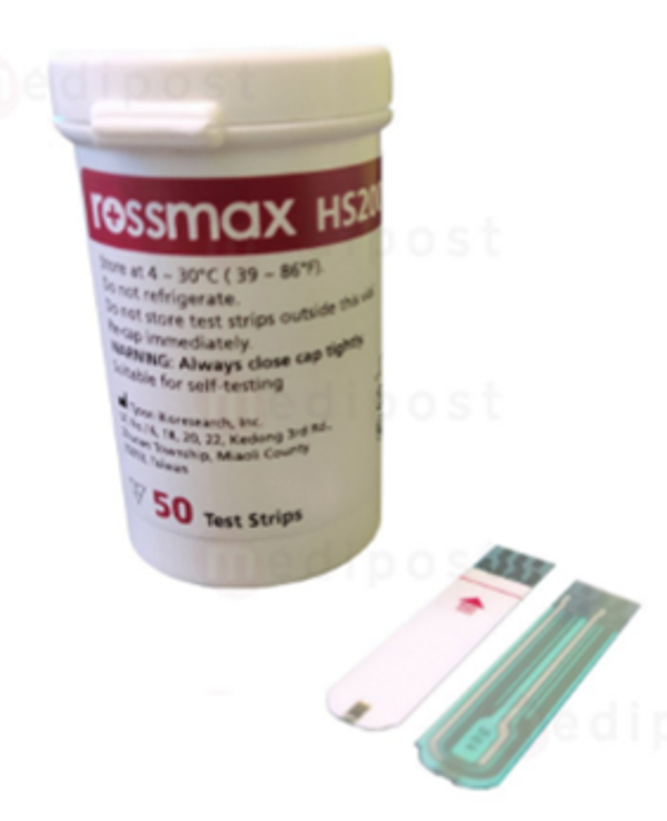 Tigette pour lecteur de glycémie Rossmax HS200 (50)