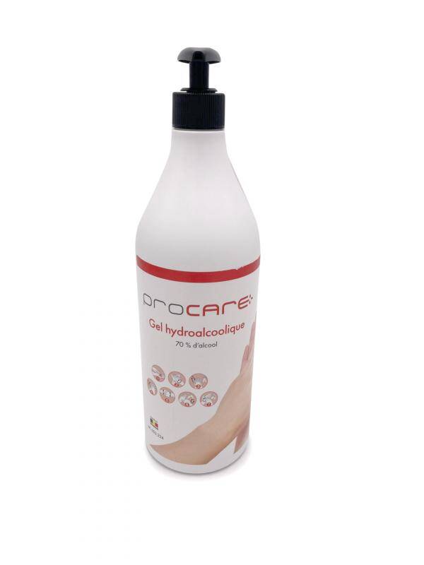 GEL DÉSINFECTANT POUR LES MAINS PROCARE FLACON-POMPE DE 500 ML