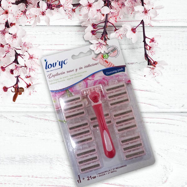 RASOIR FEMME - 3 lames Rechargeable 21p