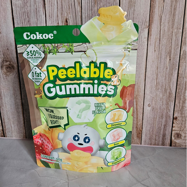 Cokoc Peelable Gummies - Mixed Fruit Flavor - 60g