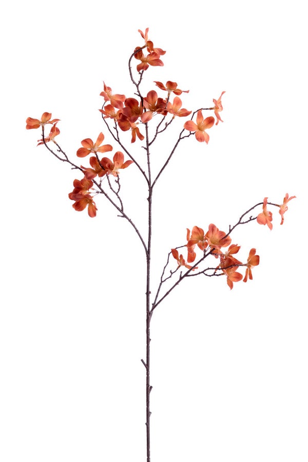 Kunstbloem YINGHUA oranje-bruin