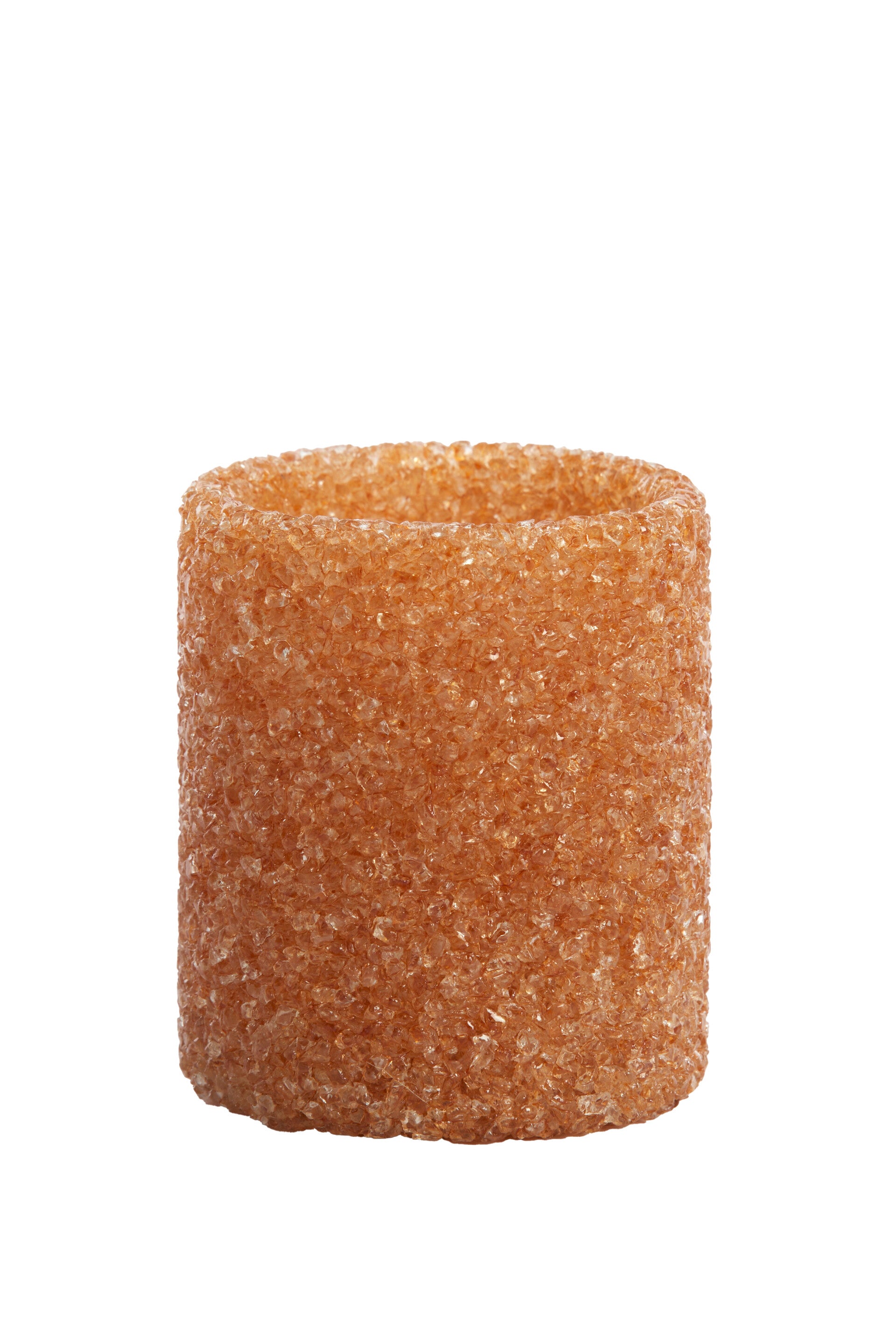 Theelicht MORTIA glas - licht oranje