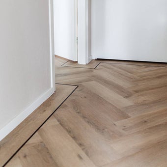 pvcvloer band en bies houtlook