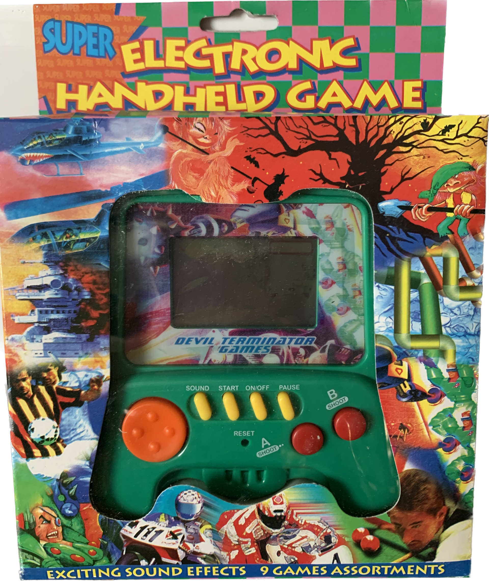 Handheld Devil Terminator Games grün
