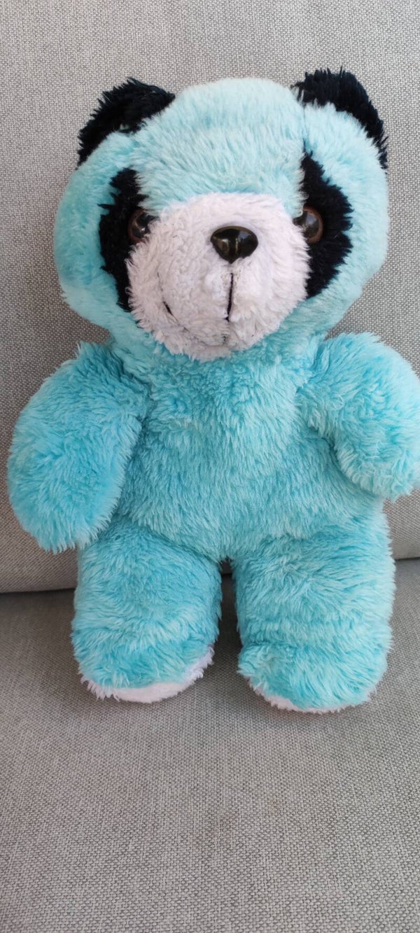 Blauer Panda Stofftier