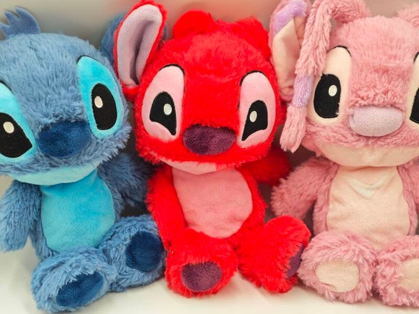 Leroy Angel und Stitch Kuscheltiere