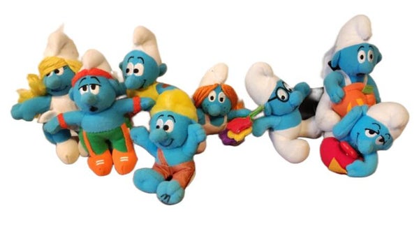 MC Donalds Schlümpe Set