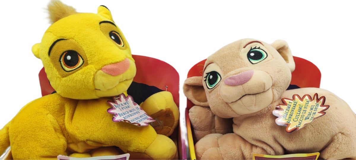 Disney Simba und Nala soft purring | Vienna Vintage Toys