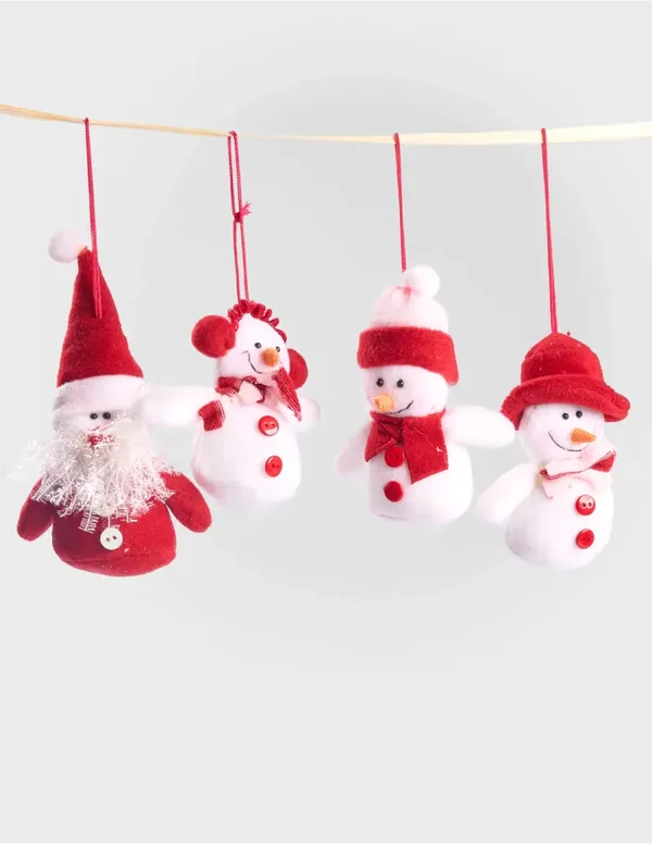 Muñecos colgantes navidad pack