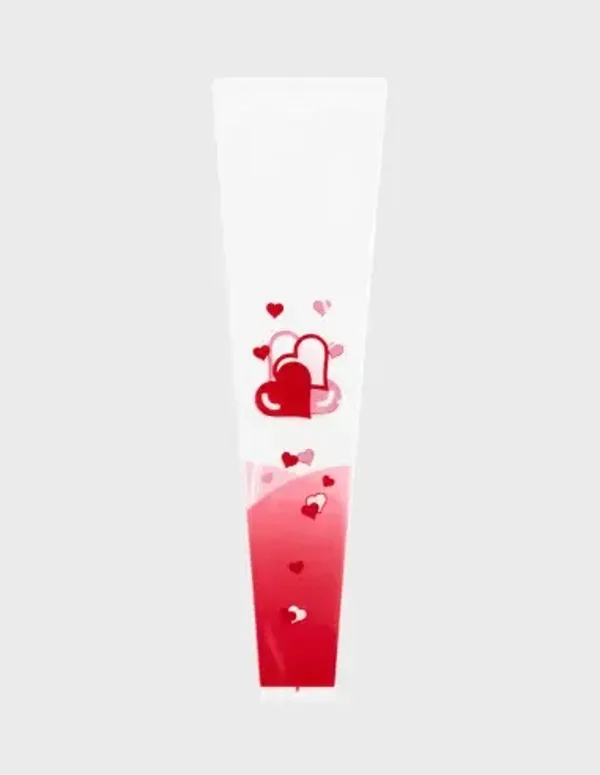 Bolsa de Bouquet 1 Tallo - Corazón Doble
