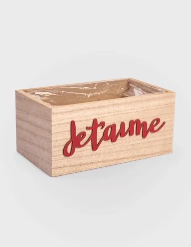 Caja Madera Je T aime