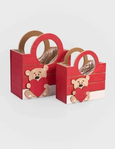 Caja Madera Teddy Bear