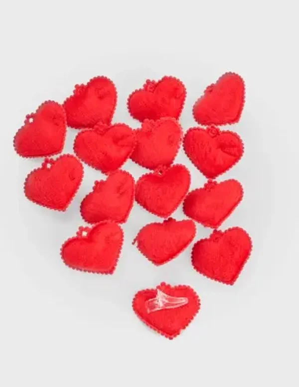 Clip Corazón Tela