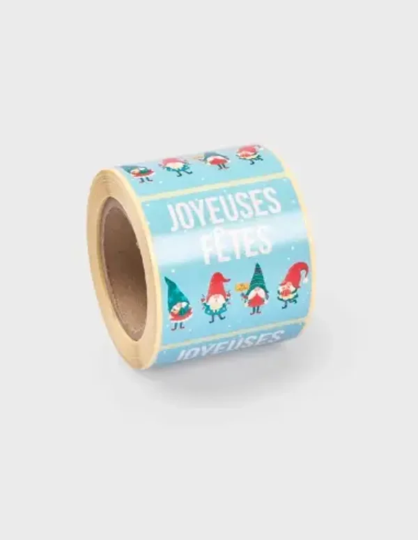 Etiquetas Adhesivas Joyeuses Fêtes