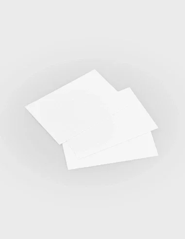 Tarjetas Simple Blancas