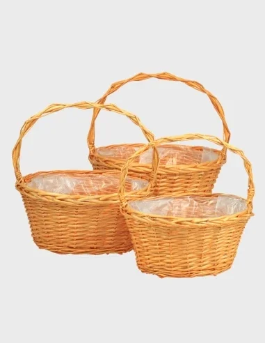 Juego Cestas Mimbre