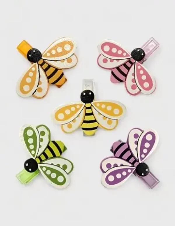 Pinzas decoradas ABEJAS