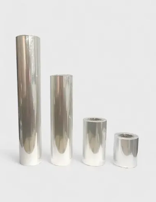 Bobina de tubo celofán doble transparente
