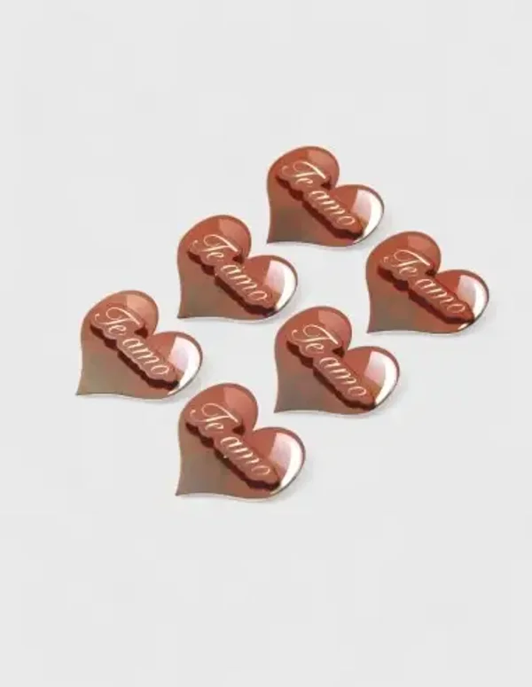 Etiqueta Relieve Te Amo
