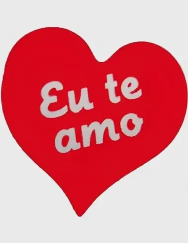 Etiquetas Adhesivas Regalo "Eu Te Amo" Portugués