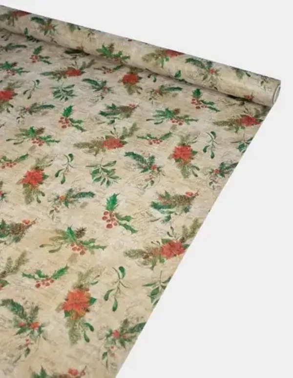 Rollo papel fibra acebo