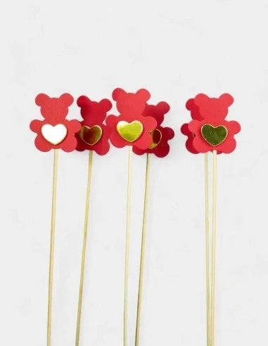 Pick oso rojo
