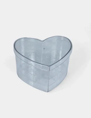 Caja Acrílica Corazón 19 Tallos