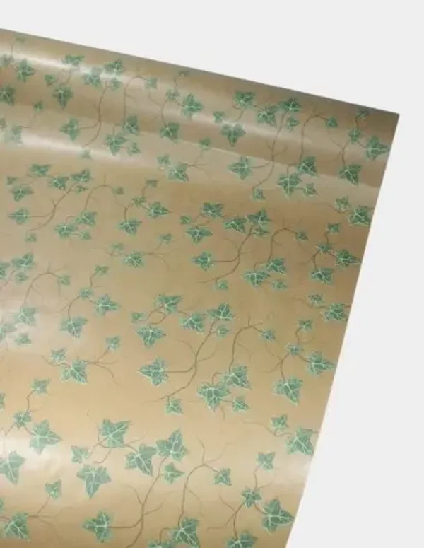 Papel kraft estampado hiedra